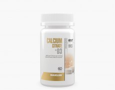 Заказать Maxler Calcium Citrate + D3 60 таб