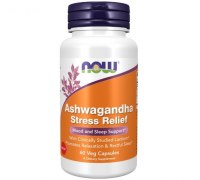 Заказать NOW Ashwagandha Stress Relief 60 вег капс